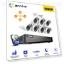 3K Lite Wired Surveillance DVR with AI Detection, 8CH System, 1TB HDD, 8x1080p Cameras — Monolights, Annke