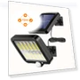 Solar LED Street Light with Motion Sensor — Outdoor Security & Flood Lighting
