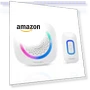 Thumbnail Wireless Doorbell with RGB Light, 1300 ft Range, 60 Chimes — Push Buttons, TECKNET
