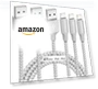 Thumbnail 3 Pack 10 ft Lightning Charging Cable - MFi Certified Fast Charging Nylon Braided Cord — Lightning, Bkayp