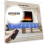 Thumbnail 36" Electric Fireplace Insert with Remote Control, 12 Flame Colors, Slim Black Design — Electric Heating Solutions, RealSmart