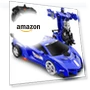 Thumbnail 360° Rotating RC Deformation Robot Car Toy with LED Light — Interactive Figures & Robots, KKONES