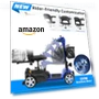 Thumbnail 4 Wheels Mobility Scooter for Adults & Seniors Up to 300LBS — Mobility Scooters, Mbxcooter