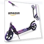 Thumbnail Adjustable Height Folding Scooter with Large Wheels and Anti-Shock Suspension — Push Scooters, SKIDEE