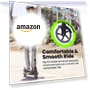 Thumbnail Big Wheel Kick Scooter for Kids, Teens, and Adults - Foldable, Adjustable Height with Hand Brake — Push Scooters, AERO MOBILITY