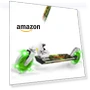 Thumbnail Dinosaur Scooter with Light Up Wheels, Adjustable Handlebar — Push Scooters, Ozbozz