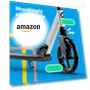 Thumbnail Adjustable Kick Scooter with Large Wheels for Kids, Teens & Adults — Push Scooters, Lascoota