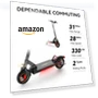 Thumbnail Electric Scooter with Seat for Adults, 28 Mph Max Speed & 31 Miles Max Range — Push Scooters, LET IT GO