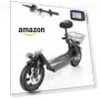 Thumbnail Peak 1200W Electric Scooter with Seat, 30 Miles Range, 20MPH, Foldable Commuter Scooter — Electric Vehicles, Caroma
