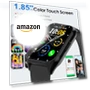 Thumbnail 1.85" Smartwatch with Bluetooth Call, Fitness Tracker, Heart Rate Monitor — Smartwatches, DUSONLAP