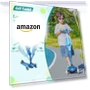 Thumbnail Kids Kick Scooter with LED Wheels and Adjustable Handlebars — Push Scooters, Gotrax