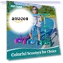 Thumbnail Kids Kick Scooter with LED Wheels and Adjustable Handlebars — Push Scooters, Gotrax
