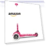 Thumbnail Mini Deluxe LED Three-Wheeled Lean-to-Steer Scooter — Balance Bikes, Micro