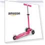 Thumbnail Mini Deluxe LED Three-Wheeled Lean-to-Steer Scooter — Balance Bikes, Micro