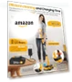 Thumbnail 6000mAh Battery Electric Mop with Smart Display and LED Light — Cordless Vacuums & Sweepers, qimedo