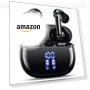 Thumbnail Bluetooth Wireless Earbuds with Deep Bass, 40H Playtime, IPX7 Waterproof — In-Ear Headphones, Daximen