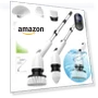 Thumbnail Electric Spin Scrubber with Adjustable Handle, 4 Brush Heads, IPX7 Waterproof — Brushes, TUYU