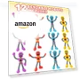 Thumbnail Bendable Robot Figures, Set of 12 Flexible Men — Stress Relievers, ArtCreativity