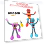 Thumbnail Bendable Robot Figures, Set of 12 Flexible Men — Stress Relievers, ArtCreativity