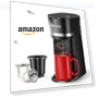 Thumbnail Mini Single Serve Coffee Maker for K Cup and Ground Coffee — Electric Blade Coffee Grinders, Horavie