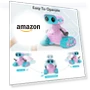 Thumbnail Rechargeable RC Robot Toy for Kids with Music and LED Eyes — Interactive Figures & Robots, ALLCELE