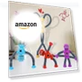 Thumbnail Suction Cup Robot Toy for Kids - 4 Pack Sensory Pop Tubes Robots — Infant & Early Childhood Playthings, Limpskys