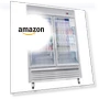 Thumbnail Commercial Refrigerator 2 Section 2 Glass Door Stainless Steel Display Refrigerator — Drink Coolers, Camellia River