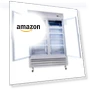Thumbnail Commercial Refrigerator 2 Section 2 Glass Door Stainless Steel Display Refrigerator — Drink Coolers, Camellia River