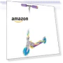 Thumbnail Tie Dye Foldable Scooter with Light Up Wheels — Balance Bikes, Ozbozz