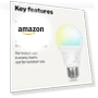 Thumbnail Smart Indoor LED Light Bulb — LED, Amazon Basics