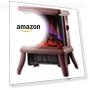 Thumbnail 18" Panoramic Window Electric Wood Stove Fireplace with Flame Effect — Electric Heating Solutions, SheerAIRE