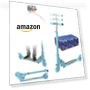 Thumbnail Foldable Kick Scooter with Light Up Wheels — Push Scooters, Feblomst