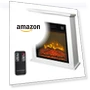 Thumbnail Freestanding Electric Fireplace Stove Space Heater — Portable Electric Heaters, Zokop