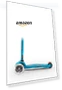 Thumbnail Three Wheeled Lean-to-Steer Scooter with Light-Up Wheels — Push Scooters, Micro