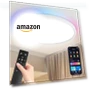 Thumbnail Flush Mount Ceiling Light Fixtures with Remote Control & Night Lights — Close To Ceiling, Highxin