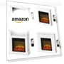 Thumbnail Freestanding Electric Fireplace Stove Space Heater with Realistic Flame — Tabletop Fireplaces, Bonnlo