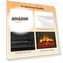 Thumbnail Freestanding Electric Fireplace Stove Space Heater with Realistic Flame — Tabletop Fireplaces, Bonnlo
