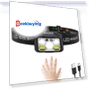 Motion Sensor Type-C Rechargeable Headlamp — Flashlights, Other
