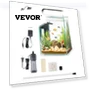 Smart Square Clear Glass Aquarium — Gravel Cleaners, VEVOR