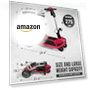 Thumbnail Ultra Lightweight Electric Powered Folding 4 Wheel Mobility Scooter — Mobility Scooters, ZiiROBOT