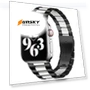 Thumbnail Fold Buckle 3 Beads Stainless Steel Watch Band — Bands