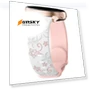 Thumbnail Two Color Bauhinia Embossed Silicone Watch Band — Bands