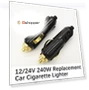 Thumbnail Replacement Car Cigarette Lighter Power Plug DC Adapter Charger — Cigarette Lighters & Parts