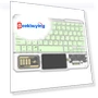 Transparent Wireless Bluetooth Keyboard with Touchpad — Keyboards, Other