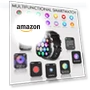 Thumbnail Smart Watch with Bluetooth Calling and Fitness Tracking — Smartwatches, BYBUKCKR