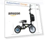 Thumbnail All Terrain Foldable Knee Scooter Walker — Low Strength Tools, BlessReach