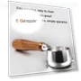 Stainless Steel Coffee Machine Handle — Replacement Parts, GAGGIA