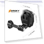 Thumbnail Motorcycle Windshield Action Camera Mount Clip — Camera Brackets, PULUZ