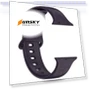 Thumbnail 8-shaped Buckle Butterfly Embossed Silicone Watch Band — Bands, Kalebol