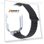Thumbnail Metal Silver Frame Integrated I-shaped Magnetic Silicone Watch Band — Fitness Bands, Redmi